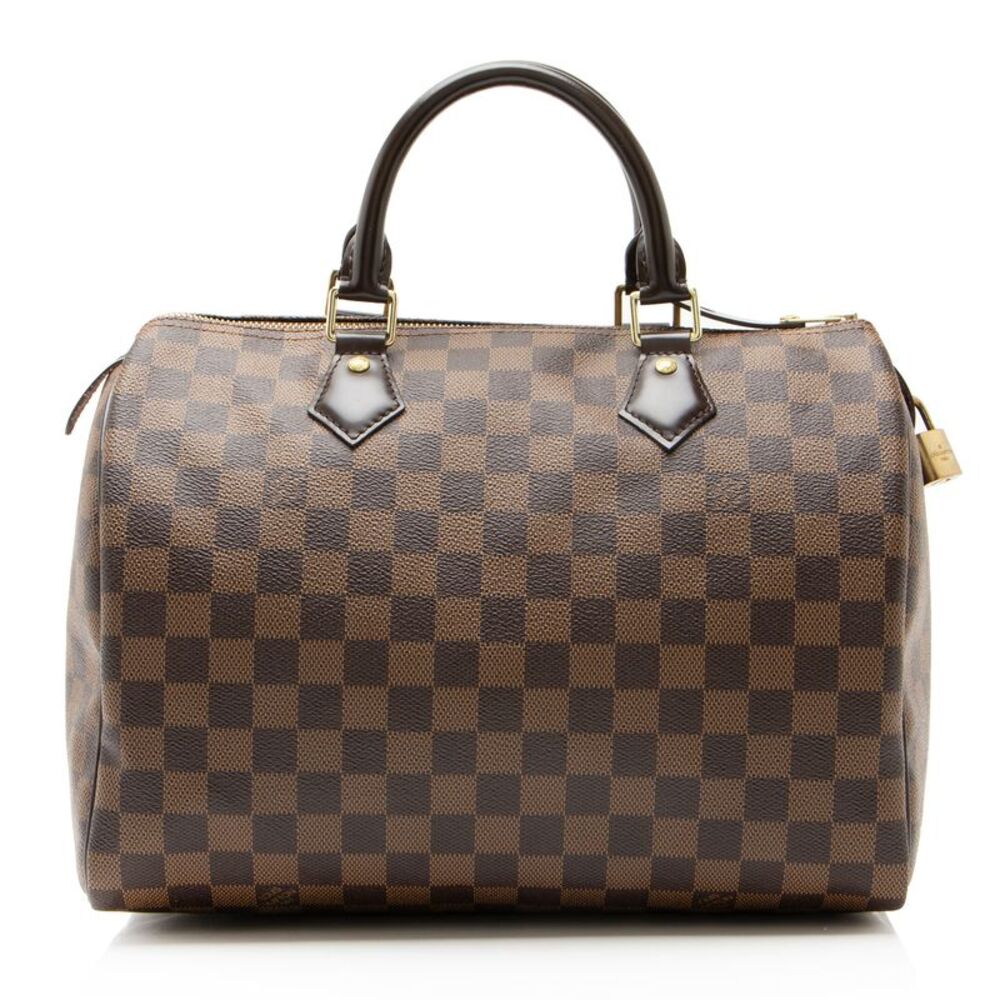 Louis Vuitton Damier Ebene Speedy 30 Satchel